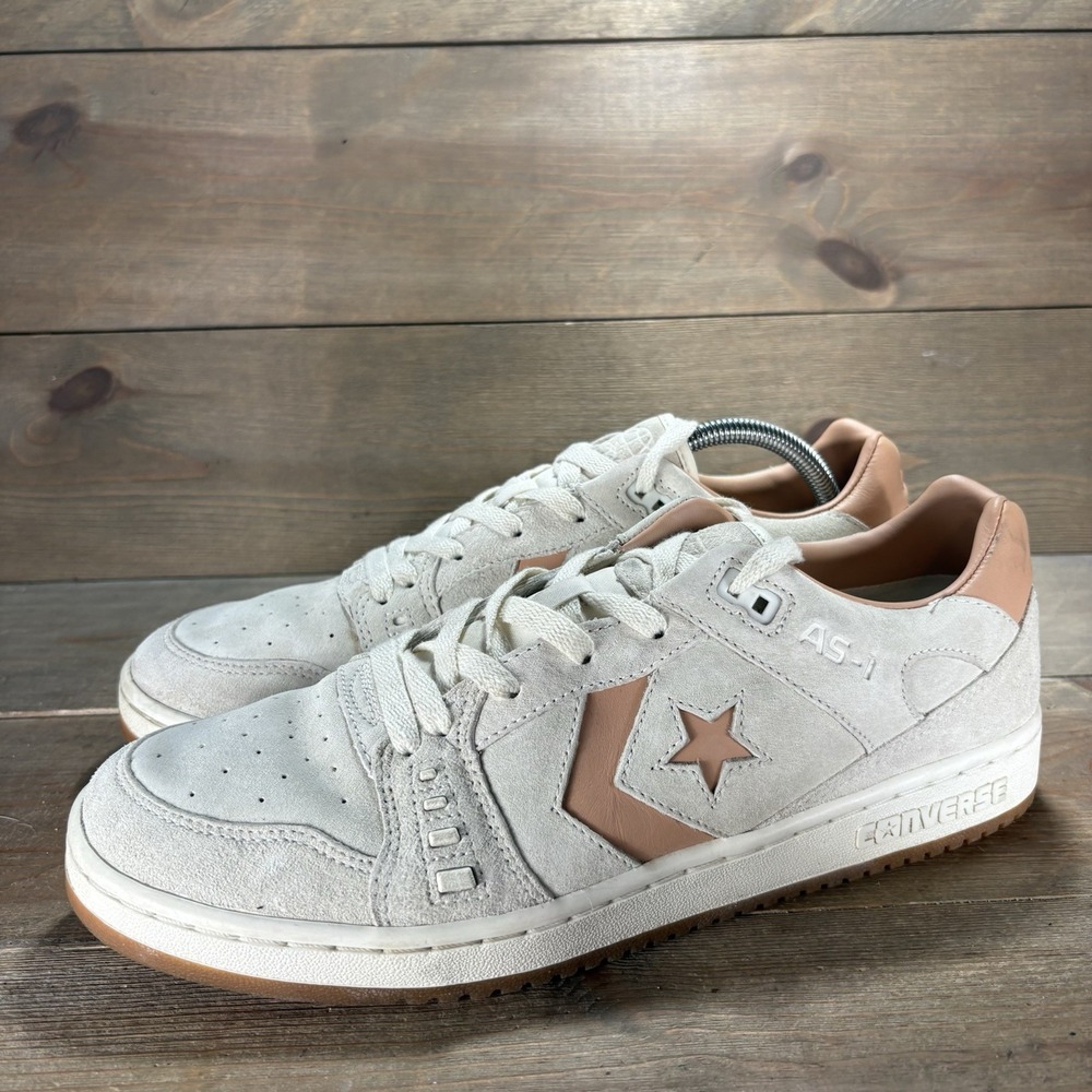 converse cons AS 1 pro men size 10.5 shoes beige athletic skate sneakers